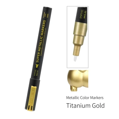 MKS-02  краска  Маркер Super Metallic Titanium Gold 6970845564620