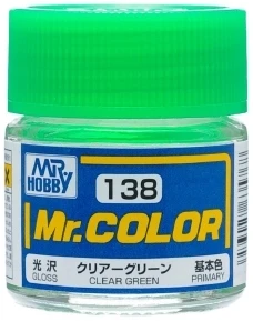 C138  краска 10мл  CLEAR GREEN 2000002109877