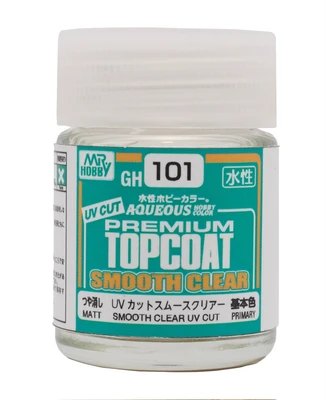 GH101  краска  18мл. PREMIUM TOP COAT SMOOTH CLEAR UV CUT (MATT) 4973028508048