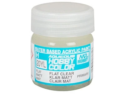 H 20YL  краска 40мл  FLAT CLEAR 4973028736717