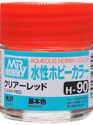 H 90  краска 10мл  CLEAR RED 2000002108948