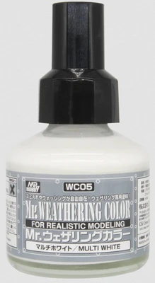 WC05  краска 40мл MR.WEATHERING COLOR WC05 MULTI WHITE 2000002087762