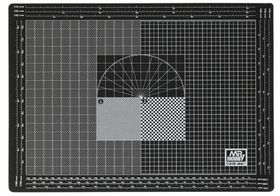 MT-802  рабочее место моделиста  Коврик для резки Mr.Cutting Mat A4 4973028739466