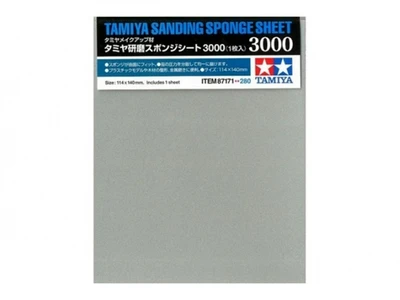 87171  ручной инструмент  Tamiya SANDING SPONGE SHEET 3000 2000000097053