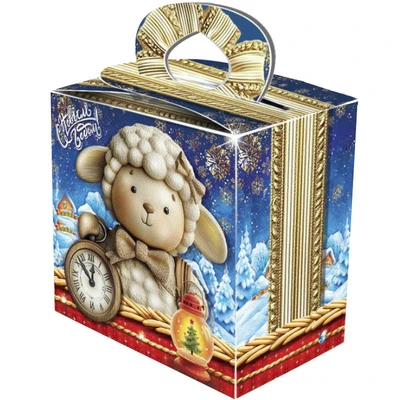 Новогодний подарок Скоро праздник (картон) 400г 045у