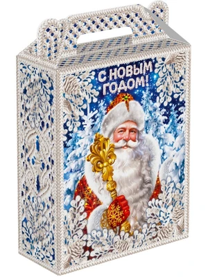 Новогодний подарок Ажур (картон) 700г 085у