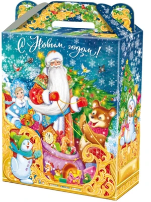 Новогодний подарок Для друзей (плотный картон) 1000г 173у
