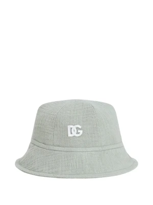 Панама из хлопка Dolce & Gabbana Kids, серый 47683098