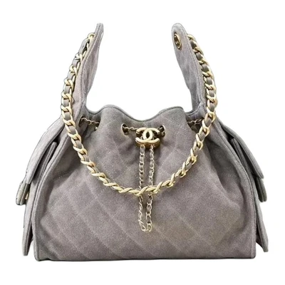 CHANEL Сумка через плечо из замши 27907281