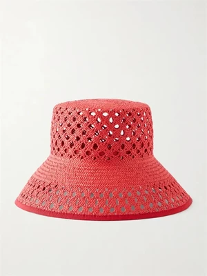 Панама из рафии MAX MARA, красный 47326689