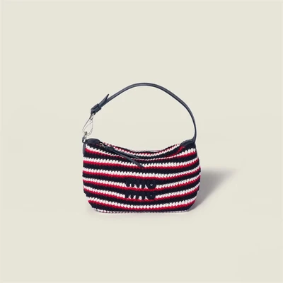Вязаный мешочек MIU MIU, синий 47373501