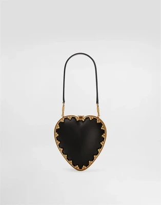 Минодьер dolce box из наппы DOLCE & GABBANA, черный 47362227