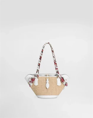 Сумка "Коффа Капри" из рафии DOLCE & GABBANA, мультицвет 47362907