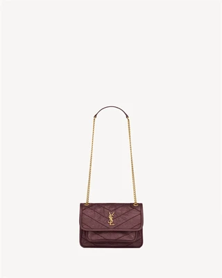 SAINT LAURENT, бордовый 47359376