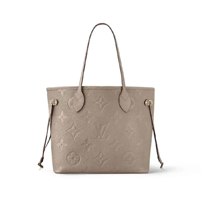 Сумка Louis Vuitton Neverfull MM, серо-бежевый 1451228