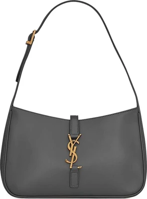 Сумка Saint Laurent Le 5 À 7 Hobo Bag Storm, серый 1127360