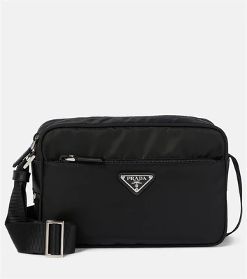 Маленькая плечевая сумка Re-Nylon Prada, черный 25626359