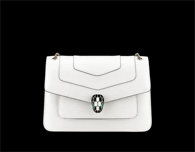 Сумка через плечо Serpenti forever Bvlgari, белый 20895531
