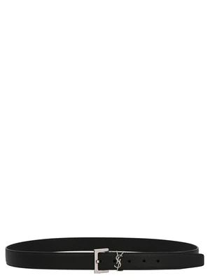 Ремень «Monogram» SAINT LAURENT, черный 47362020