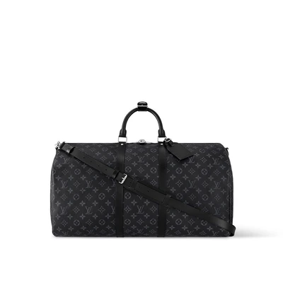 Сумка Keepall Bandoulière 55 Louis Vuitton, серый 22191550