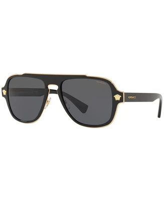Поляризованные солнцезащитные очки, ve2199 56 Versace, мульти 838334