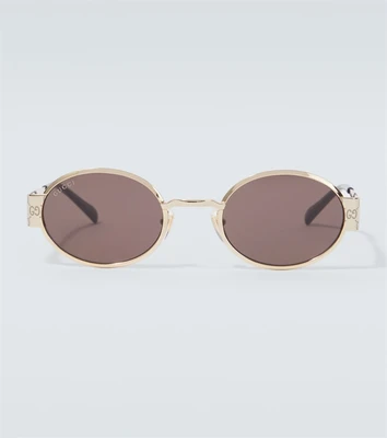 GG овальные солнцезащитные очки Gucci 25629898