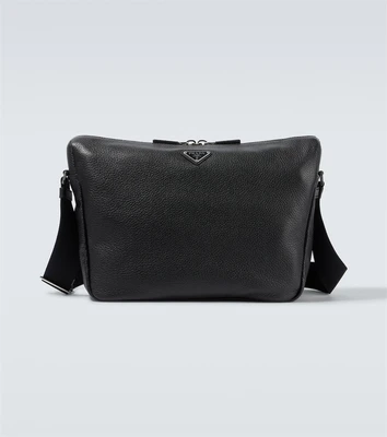 Кожаная сумка через плечо Prada, черный 25641705