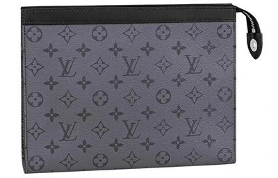 LOUIS VUITTON Сумка-пудреница Voyage Monogram Eclipse Reverse Mm серая 27974217
