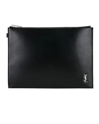 Сумка Saint Laurent Zipped Tablet Holder, нуар 6081321