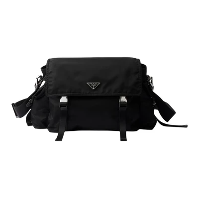PRADA Мужская черная сумка через плечо 28008572
