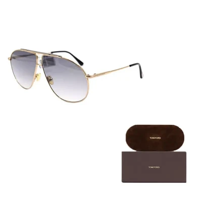 TOM FORD Солнцезащитные очки авиаторы, Gold 28019795