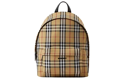 Проверить архивный рюкзак бежевый Burberry 26493765