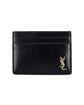 Картхолдер Saint Laurent Credit, черный 6081361