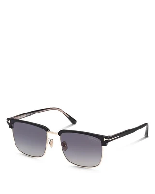 Солнцезащитные очки Tom Ford Hudson Square, 55 мм, черный 19868917