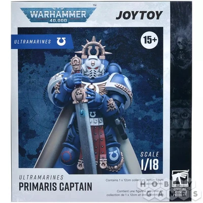 Фигурка JoyToy. Warhammer 40,000: Ultramarines Primaris Captain 135933