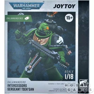 Фигурка JoyToy. Warhammer 40,000: Salamanders Intercessors Sergeant Tsek'gan 102382