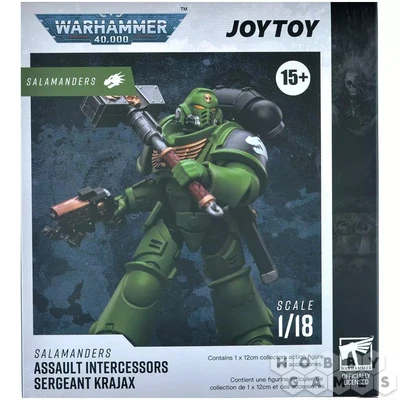 Фигурка JoyToy. Warhammer 40,000: Salamanders Assault Intercessors Sergeant Krajax 102380