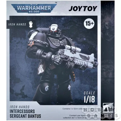 Фигурка JoyToy. Warhammer 40,000: Iron Hands Intercessors Sergeant Bantus 102370