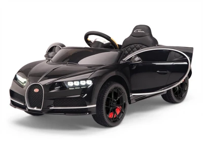 Детский электромобиль Bugatti Chiron 2.4G - BLACK - HL318 HL318-LUX-BLACK-PAINT