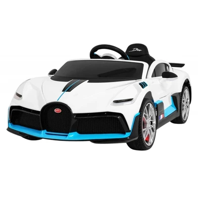 Детский электромобиль Bugatti Divo (белый лак, 12V) - HL338 HL338-WHITE-PAINT