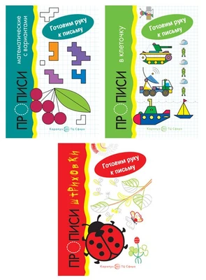 *Комплект. Прописи. Готовим руку к письму: 3 тетради для детей 5-7 лет 1064234959