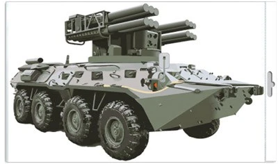 *Ф-15585 ПЛАКАТ ВЫРУБНОЙ А3+ В ПАКЕТЕ. Военная техника. ЗРК Сосна (двухсторонний, в индивидуальной упаковке, с европодвесом и клеевым клапаном) - группа Военная техника 1293204027