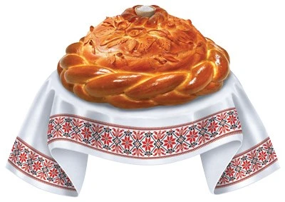 Ф-15053 Плакат вырубной А3. Каравай (уф-лак) - группа Продукты 1091755762