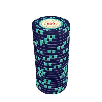 Фишки для игры в покер Casino Royale номиналом 500 (25шт) 1901523301
