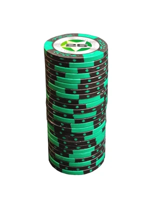 Фишки для игры в покер Black Stars номиналом 25 (25шт) 1316078045