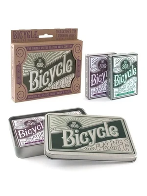 Карты "Bicycle Retro Tin" 1524726521