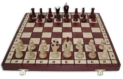 Шахматы "Мини Роял" (Польша, дерево, 32х16х5см), Madon 360715224