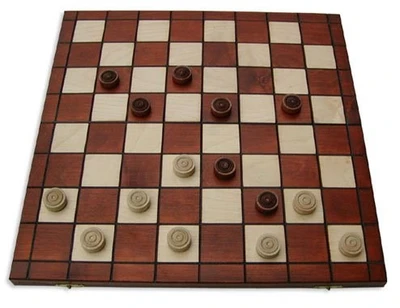 Шашки "Турнирные 42" (Польша, дерево, 42х21х5см), Madon 1639840102