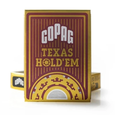 Карты Copag Texas Holdem poker cards 100% plastic (Red) 176239728