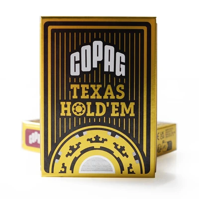 Карты Copag Texas Holdem poker cards 100% plastic (Black) 1295054354